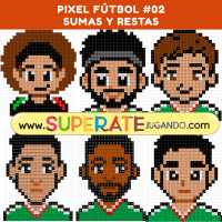 Pixel Futbol 02 - Sumas y Restas